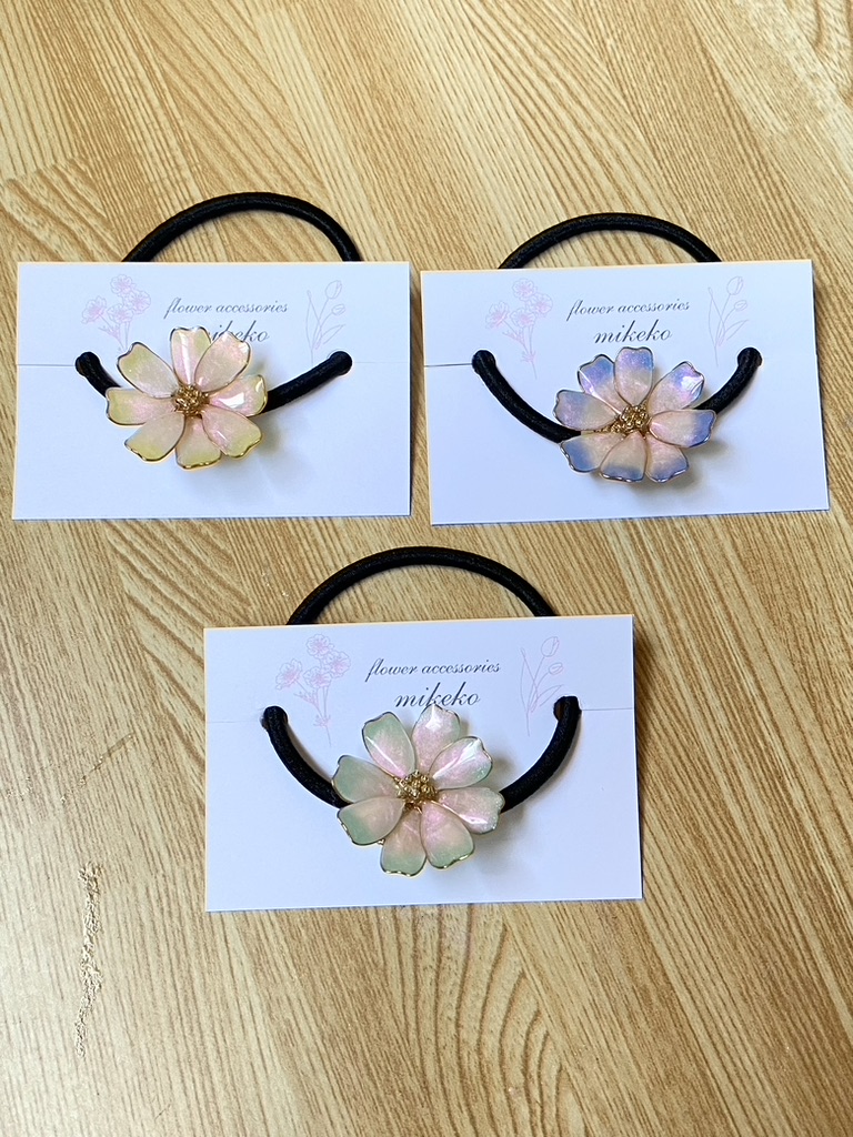 初出店で売れたヘアゴム